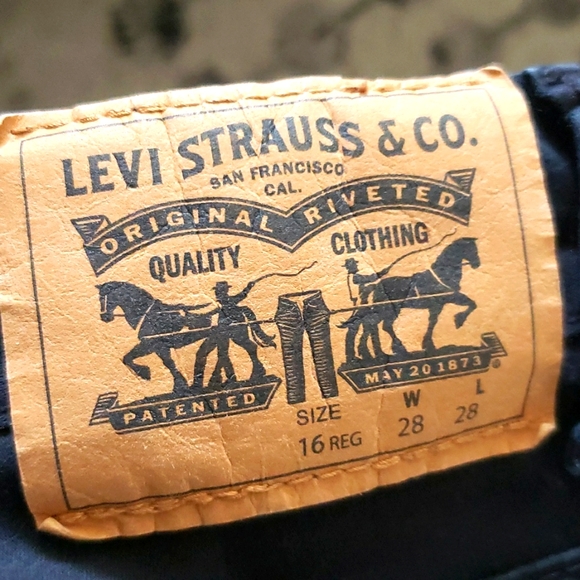 LEVIS blue pants size 16 Reg - Picture 9 of 9